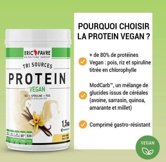 Protéines végétales tri-source, Protein Vegan Pistache 500g