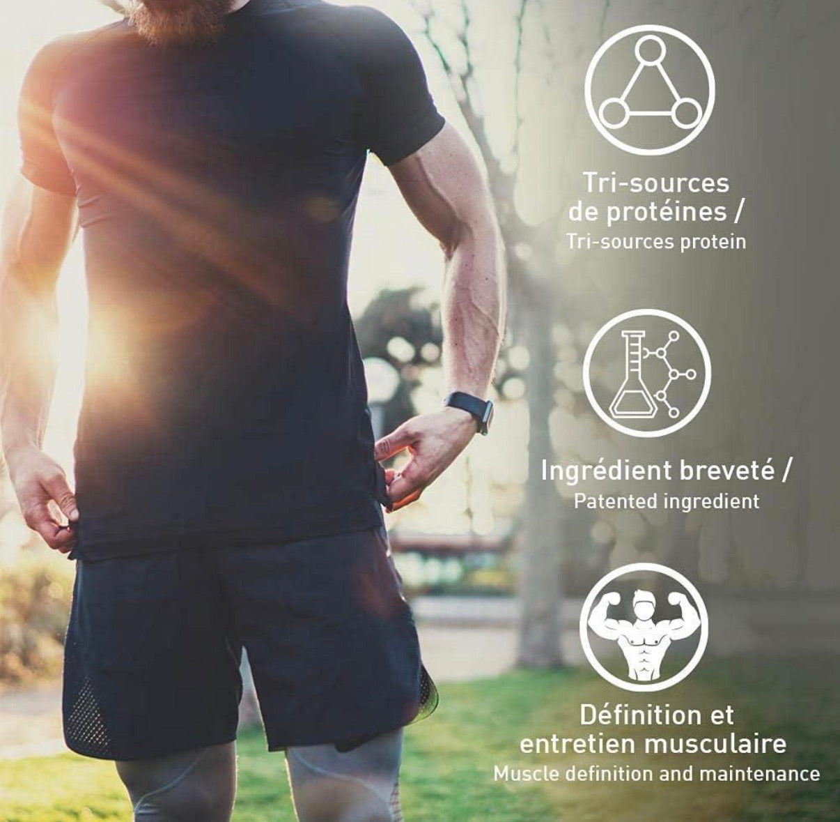 Protéines végétales tri-source, Protein Vegan Pistache 500g