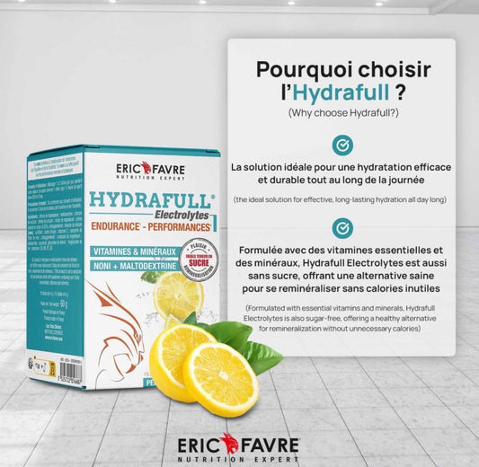 Hydrafull Electrolytes - Etui de 15 sticks Citron Etui de 15 unités