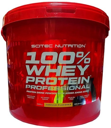 100% Whey Protein Professional, Strawberry - 5000g