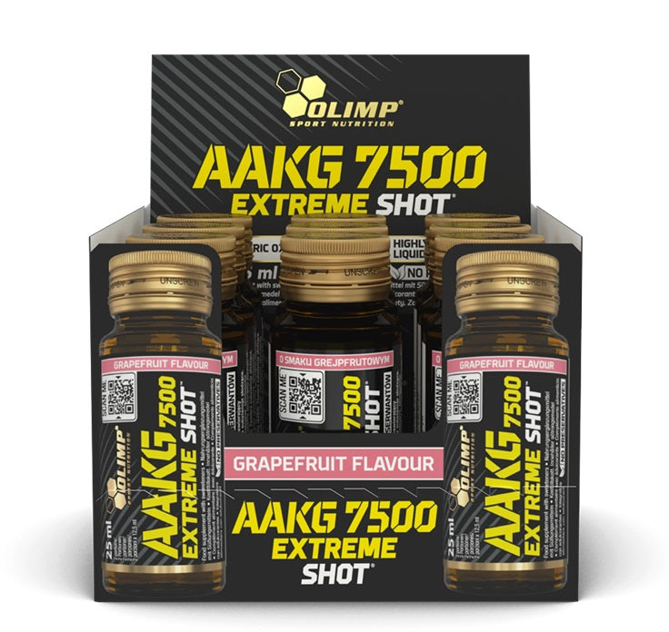 AAKG 7500 Extreme Shot, Grapefruit (EAN 5901330091049) - 9 x 25 ml.