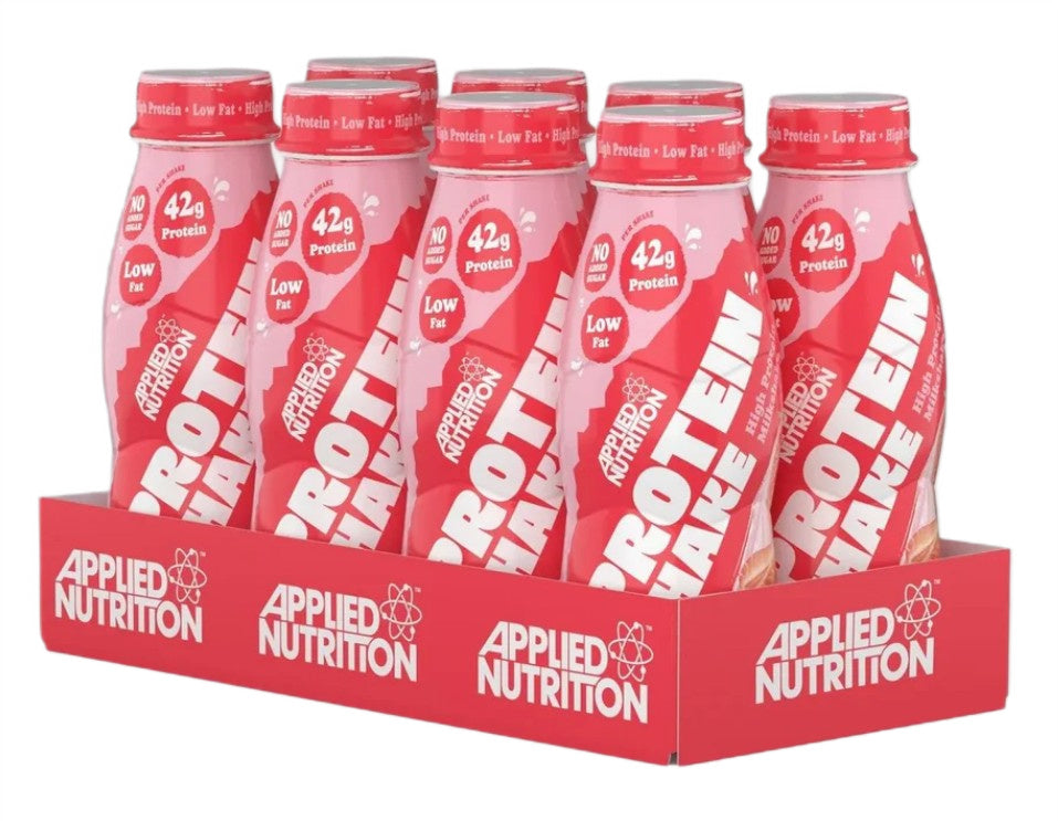High Protein Shake, Strawberries & Cream (EAN 05056555200490) - 8 x 500 ml.