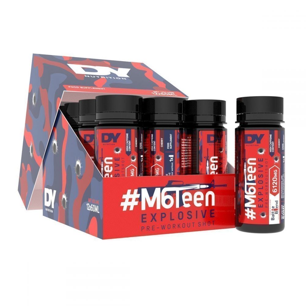 #M6Teen Explosive Pre-Workout Shot, Mojito - 12 x 60ml.