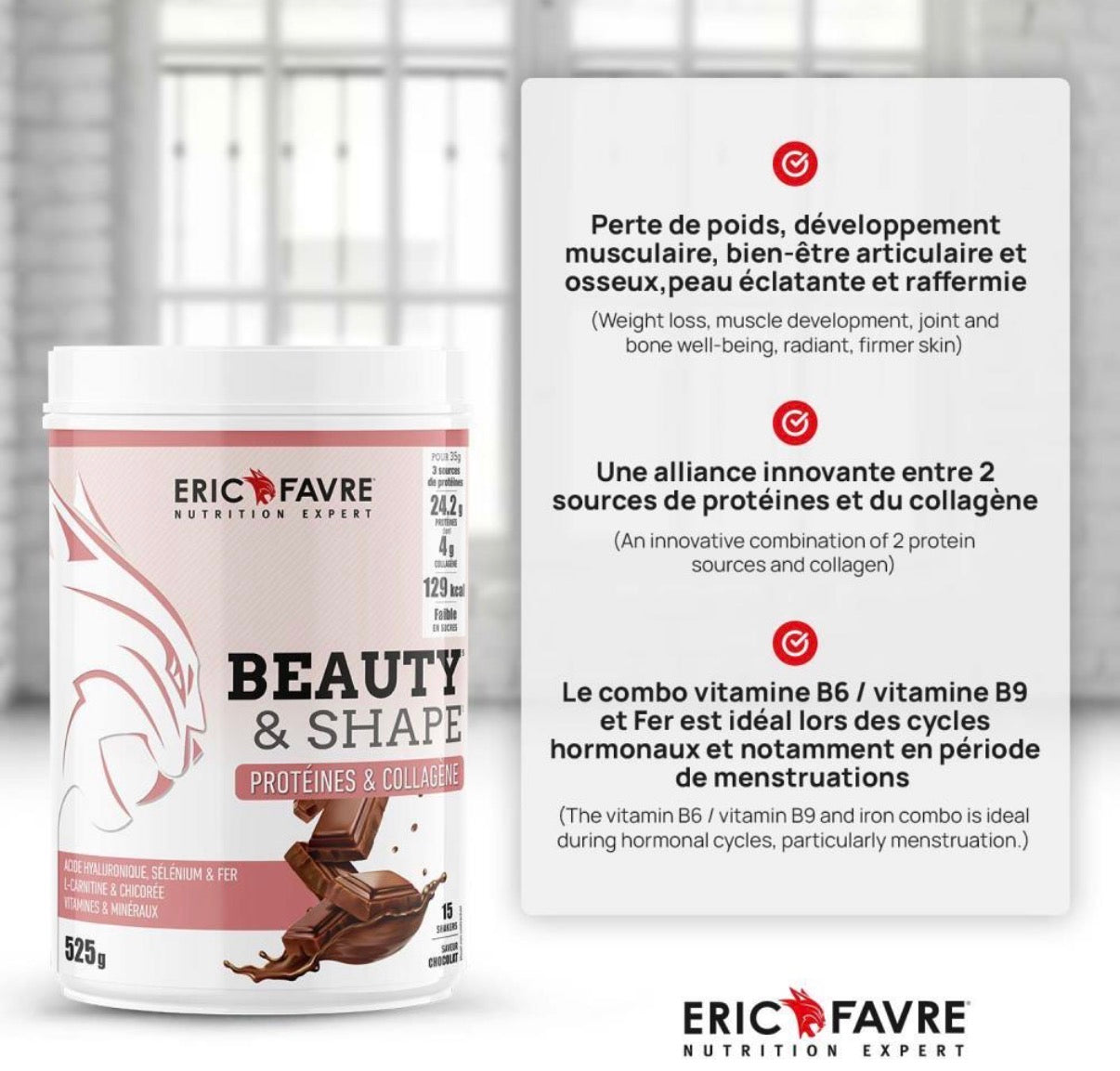 Beauty & shape - Protéines & Collagène 525g