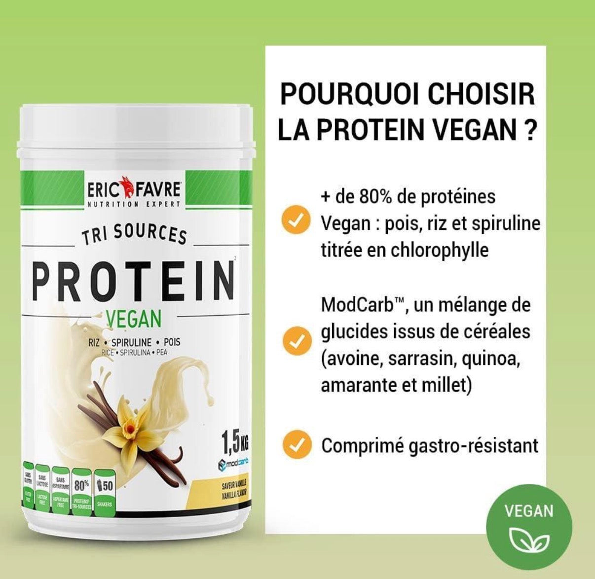 Protéines végétales tri-source, Protein Vegan Triple Berry 500g