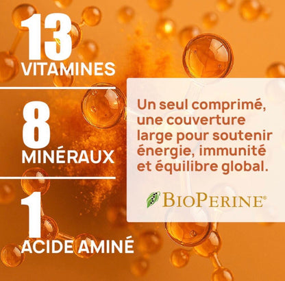 Vitamino+ Immunité, fatigue, Multivitamines et minéraux
