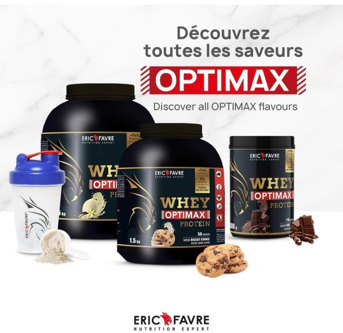 Whey Optimax Protein Biscuit Cookie 500g