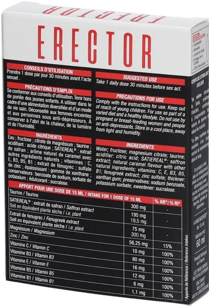 ERIC FAVRE® Erector - Shot libido, triple action