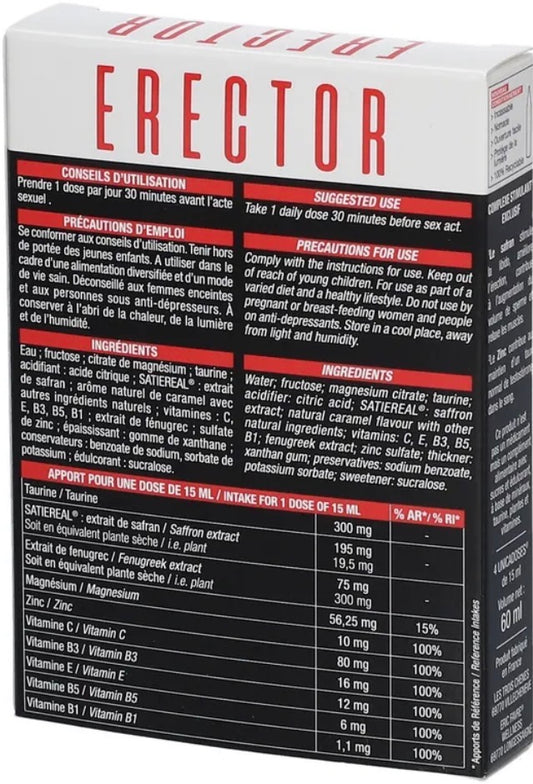 ERIC FAVRE® Erector - Shot libido, triple action