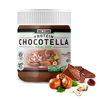 Chocotella Healthy - Pâte à tartiner protéinée Chocolat - Noisette 250g