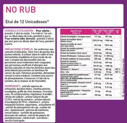 No Rub' Flash - Défenses naturelles1 Pack de 12 unités