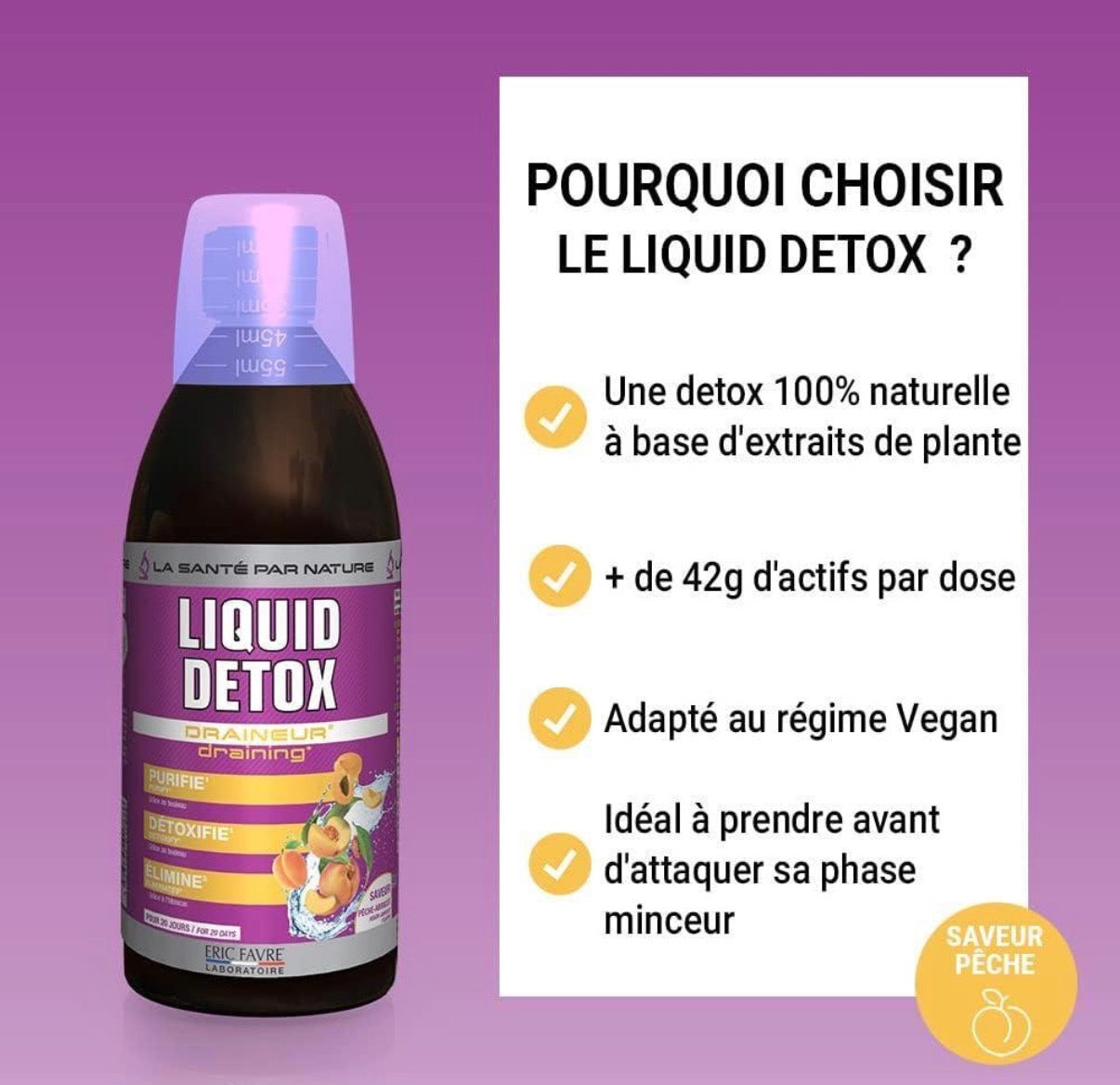 Liquid Detox - Draineur Abricot