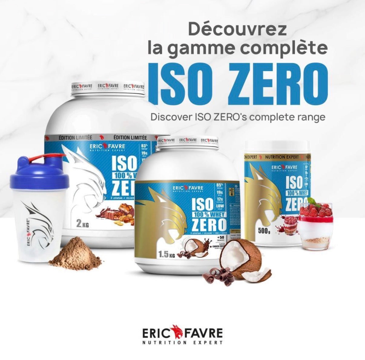 Iso Zero 100% Whey Protéine Chocotella 500g