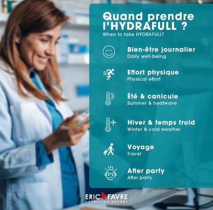 Hydrafull Electrolytes - Optimise l'hydration - Riche en minéraux Sport & Senior- Tube de 20 comprimés Citron 20 comprimés