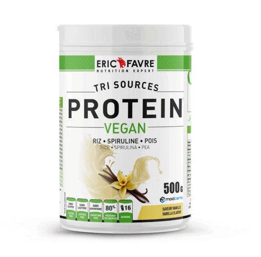 Protéines végétales tri-source, Protein Vegan Vanille 500g
