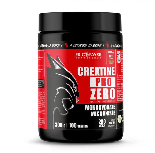 Pure Creatine 200 mesh - Créatine Pro Zero 300 G Naturel