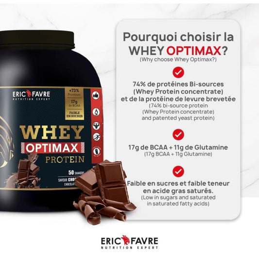 Whey Optimax Protein Framboise 500g
