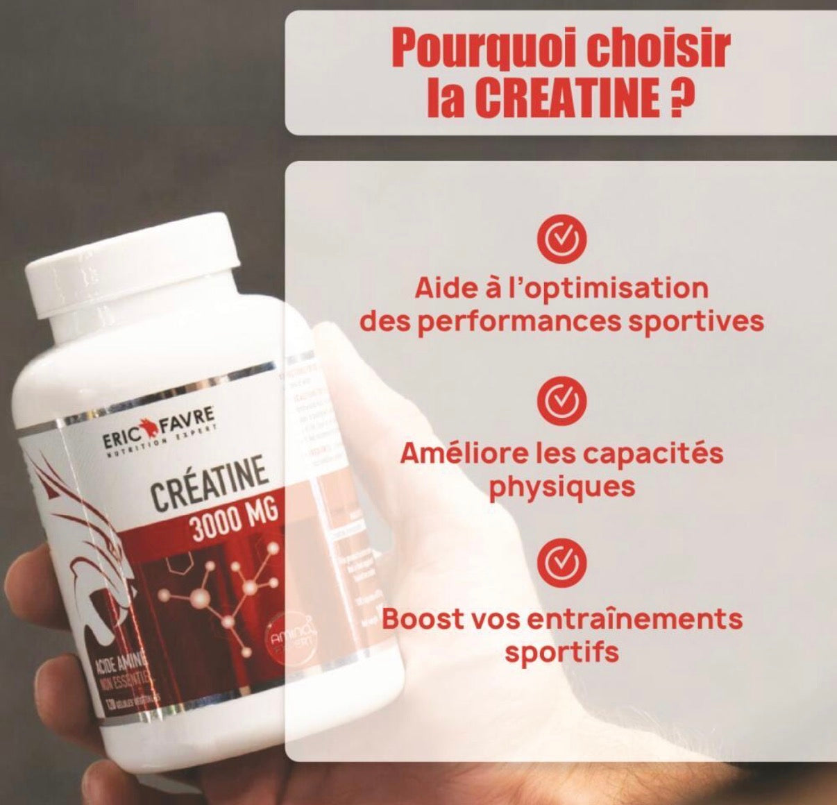 Créatine Monohydrate 3000mg