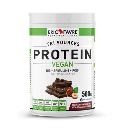 Protéines végétales tri-source, Protein Vegan Chocolat - Noisette 500g