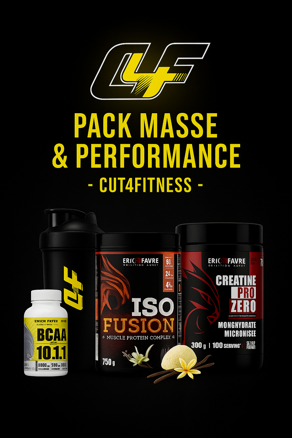 Pack Masse & Performance – Cut4Fitness