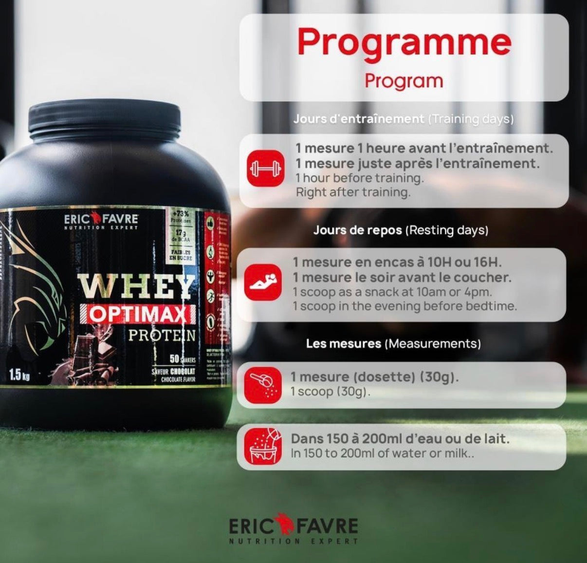 Whey Optimax Protein Chocolat 500g