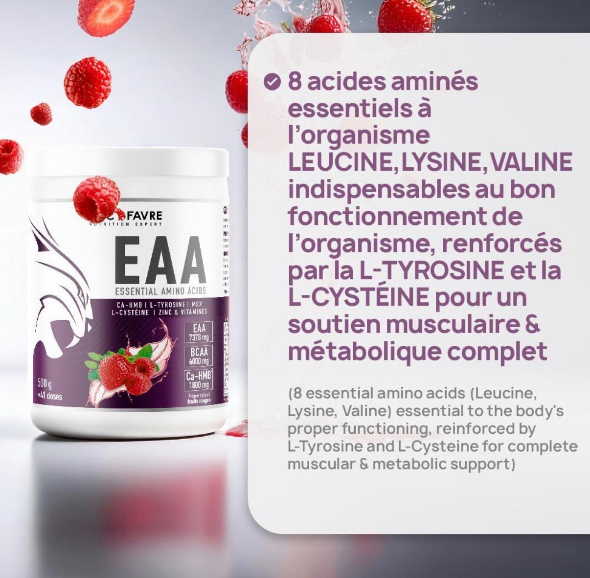 EAA Fruits rouges 500g