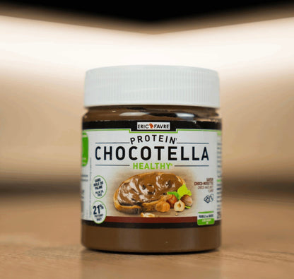 Chocotella Healthy - Pâte à tartiner protéinée Chocolat - Noisette 250g