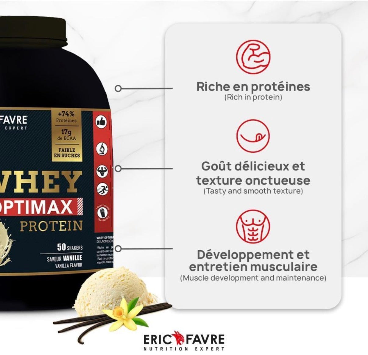 Whey Optimax Protein Biscuit Cookie 500g