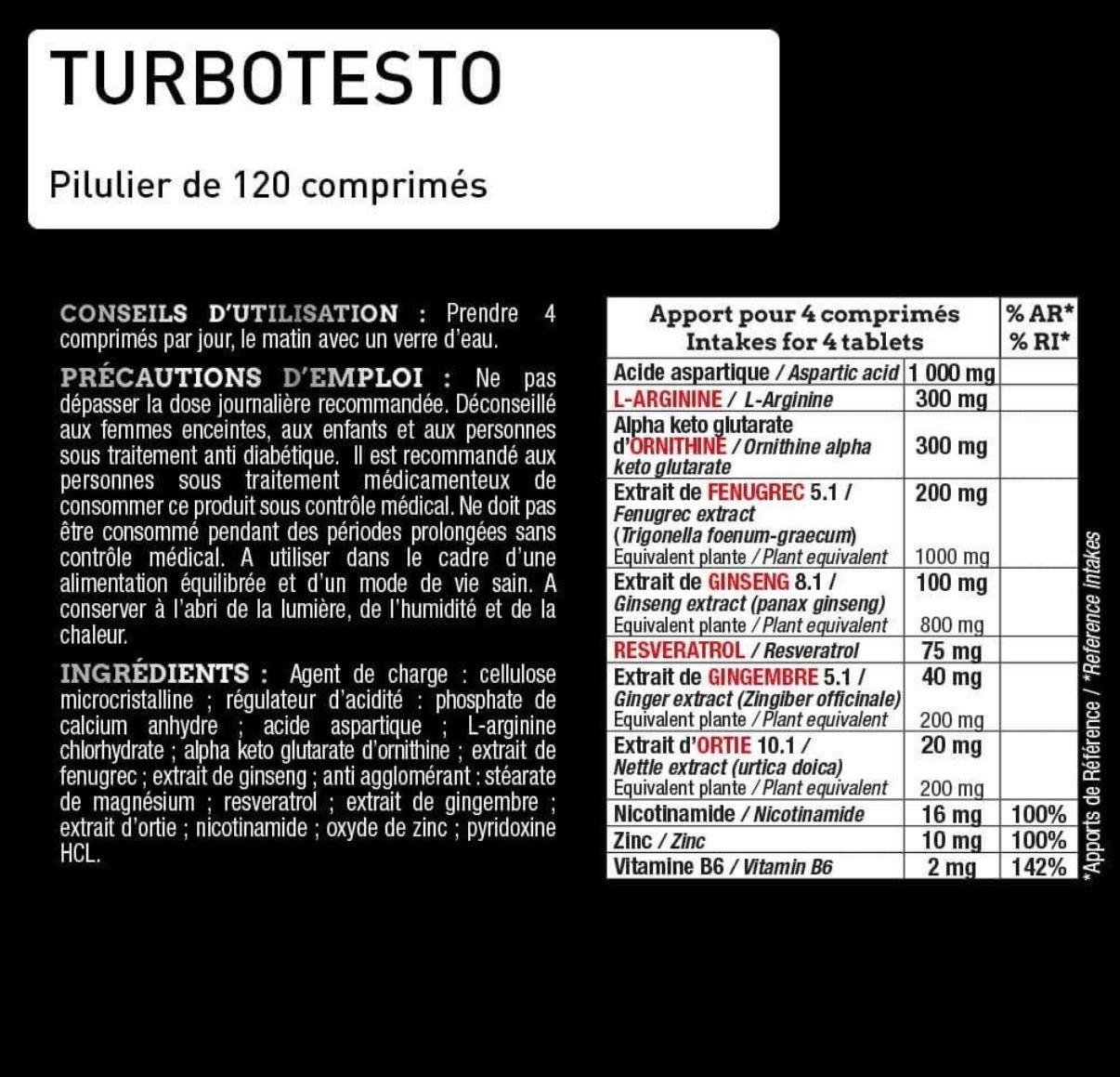 Turbo Testo - Pro Series