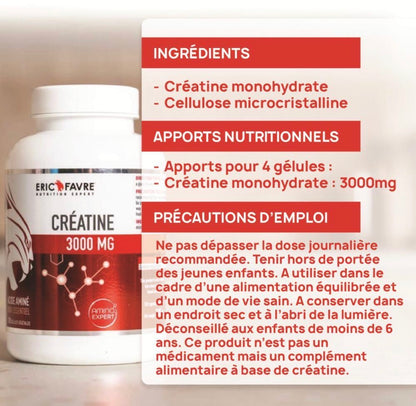 Créatine Monohydrate 3000mg