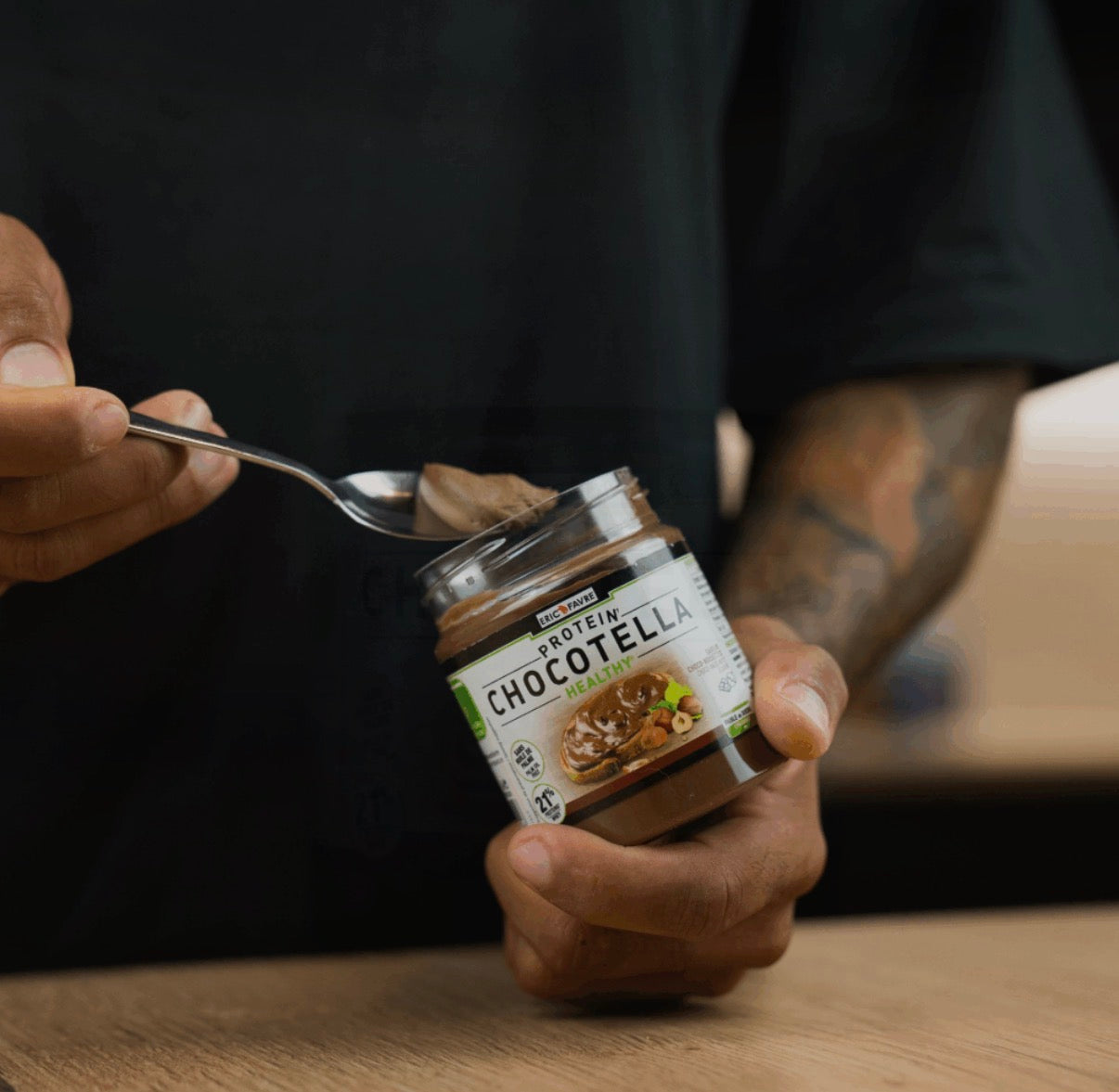 Chocotella Healthy - Pâte à tartiner protéinée Chocolat - Noisette 250g