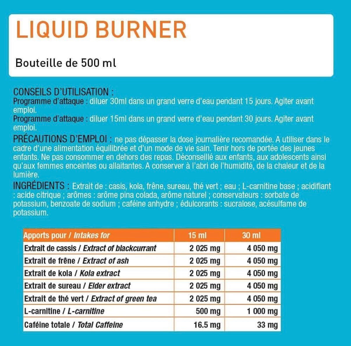 Draineur 3 En 1 Liquid Burner Piña colada