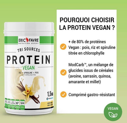 Protéines végétales tri-source, Protein Vegan Chocolat - Noisette 500g
