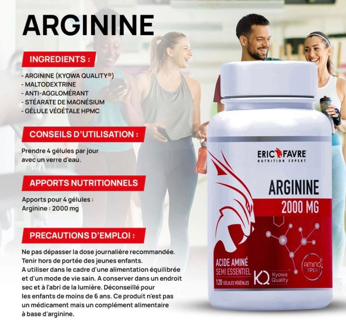 Arginine Kyowa® 2000mg