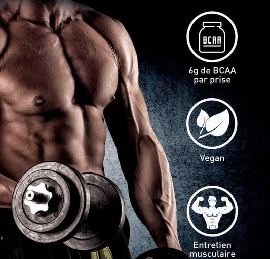 BCAA 10.1.1 Vegan - Acides aminés essentiels - Supplément musculaire