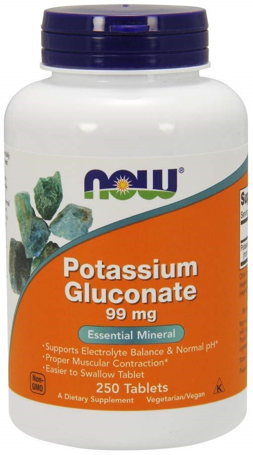 Potassium Gluconate, 99mg - 250 tablets