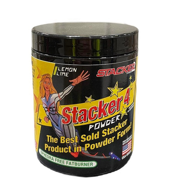 Stacker 4 Powder, Lemon Lime - 150g