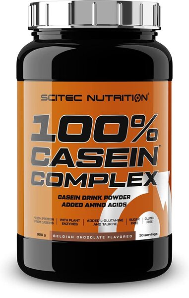 100% Casein Complex, Belgian Chocolate - 920g