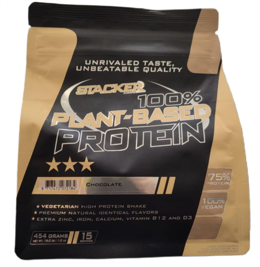 100% Plant Based Protein, Chocolate - 454g
