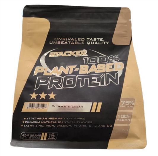 100% Plant Based Protein, Cookies & Cream - 454g