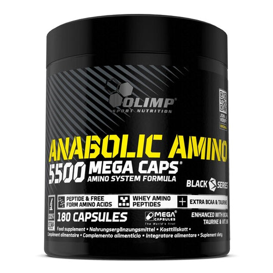 Anabolic Amino 5500, Mega Caps - 180 caps