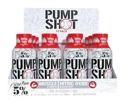 Pump Shot, Tropical Punch (EAN 850038929596) - 12 x 59 ml.