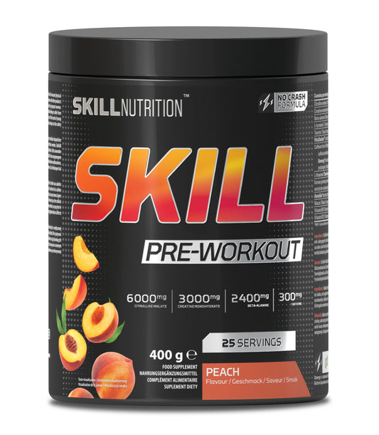 Skill Pre-Workout, Peach - 400g