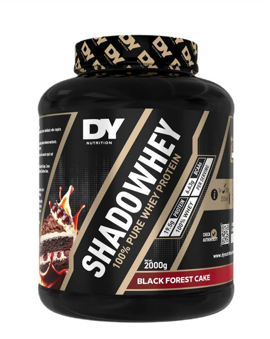 ShadoWhey 100% Pure Whey Protein, Black Forest Cake - 2000g