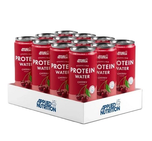 Sparkling Protein Water, Cherry - 12 x 330 ml.